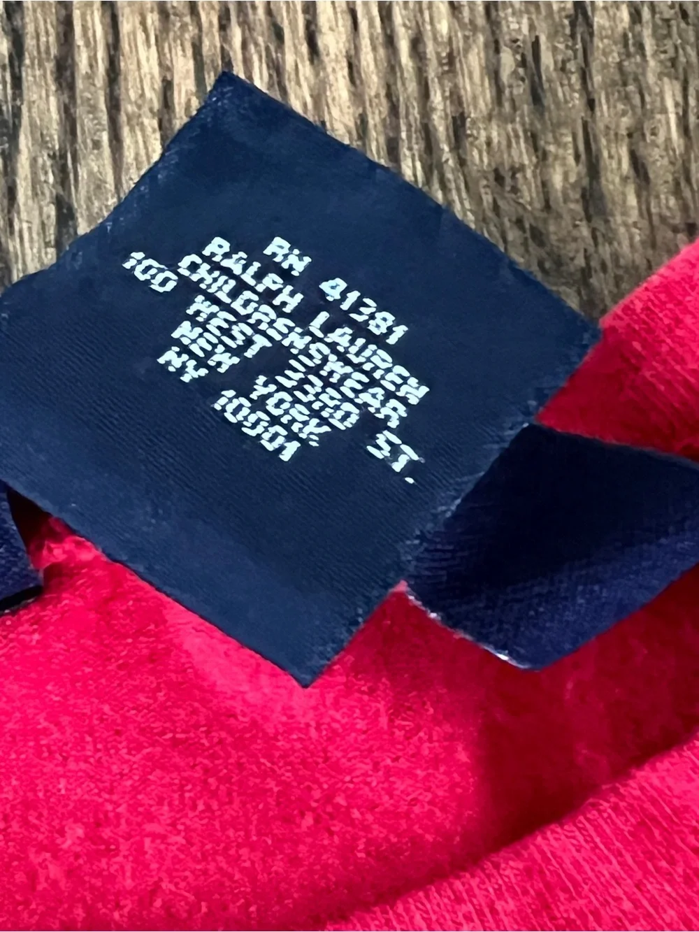 Ralph Lauren Kids Red Long-Sleeve Polo Tee